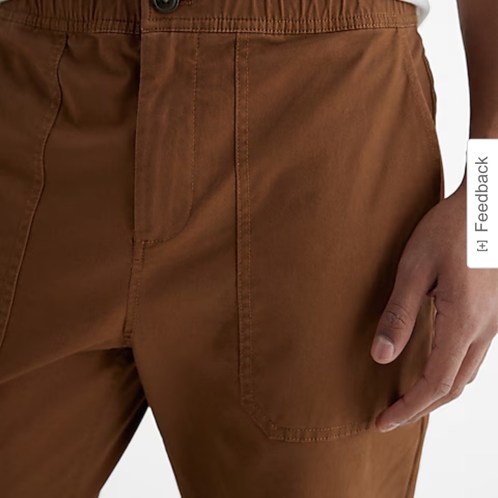 Express Brown Chinos with Relaxed Fit